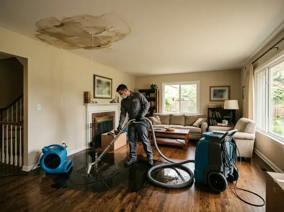 attic-pipe-burst-ceiling-drip-008 — frequently asked questions, Water Damage Restoration & Carpet Care in Chillum, MD